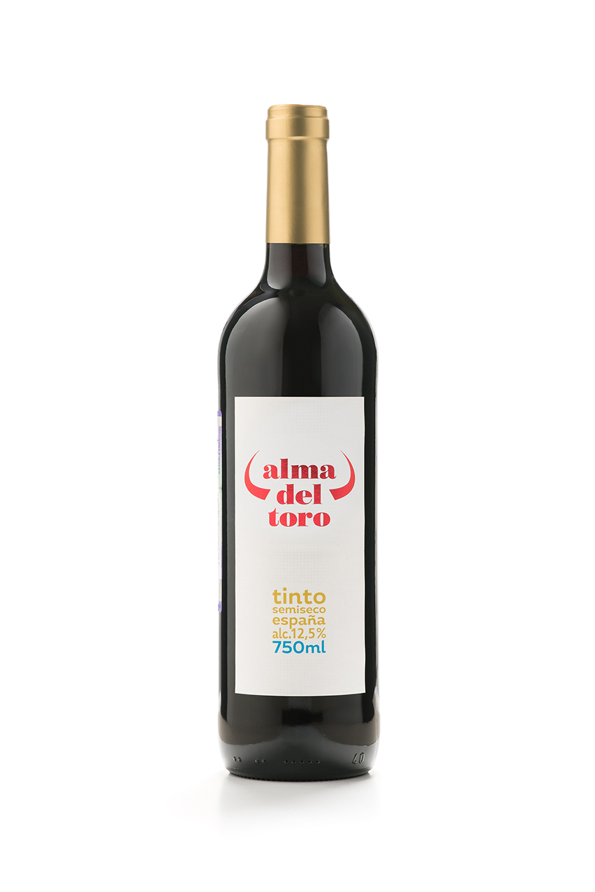 Вино Альма дель Торо, красное, полусухое, 0.75л